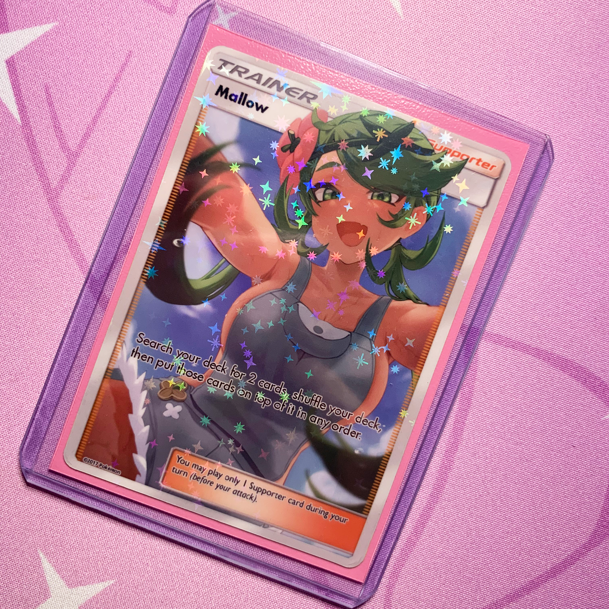 pokemon card mallow Mallow Full Art Trainer – withlovebysleepy