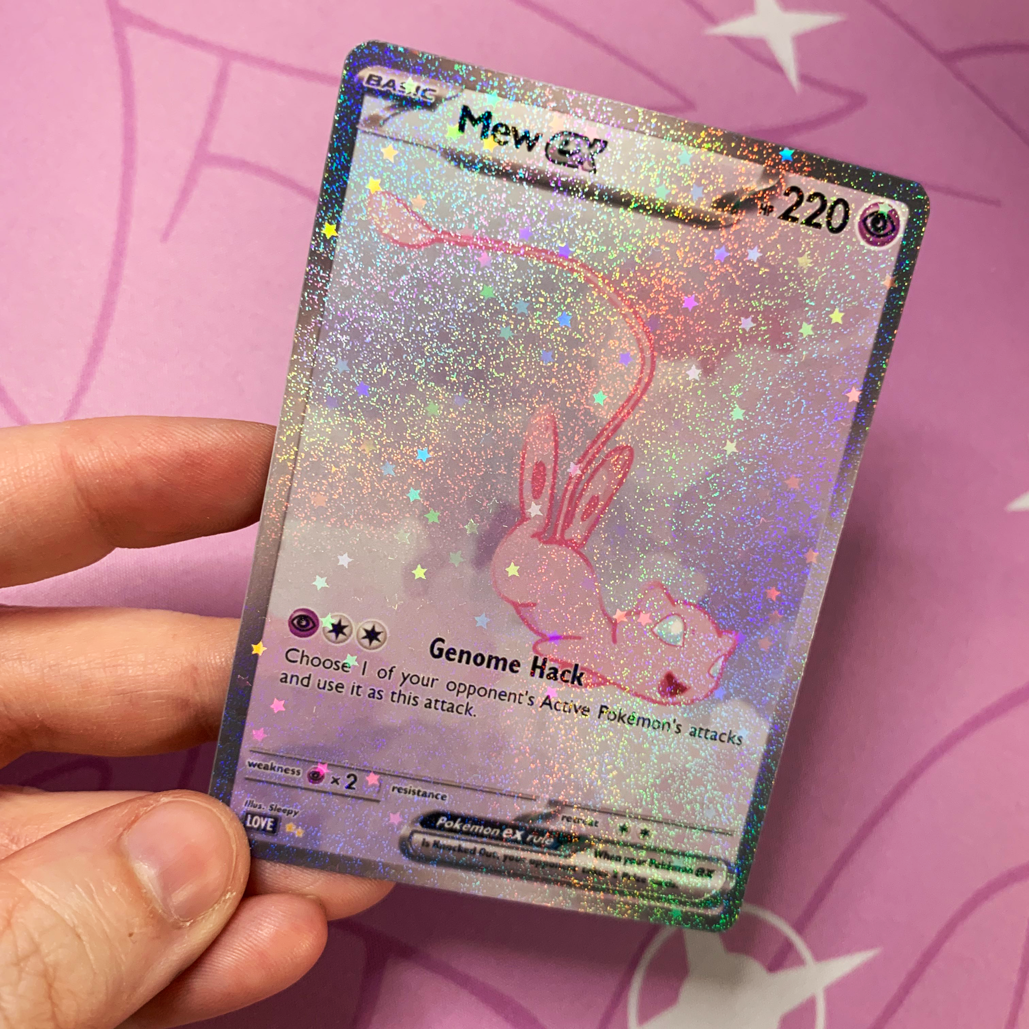 Mew Custom Special Illustration Rare / Alternate Art withlovebysleepy Mew Custom Special Illustration Rare / Alternate Art withlovebysleepy