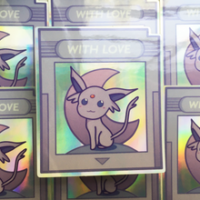 Load image into Gallery viewer, Holographic Espeon Gameboy Cartridge
